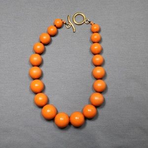 vintage lucite beaded Liz Claiborne necklace